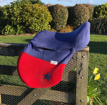 Load image into Gallery viewer, Fleece Saddle Cover - Two Colour Combo